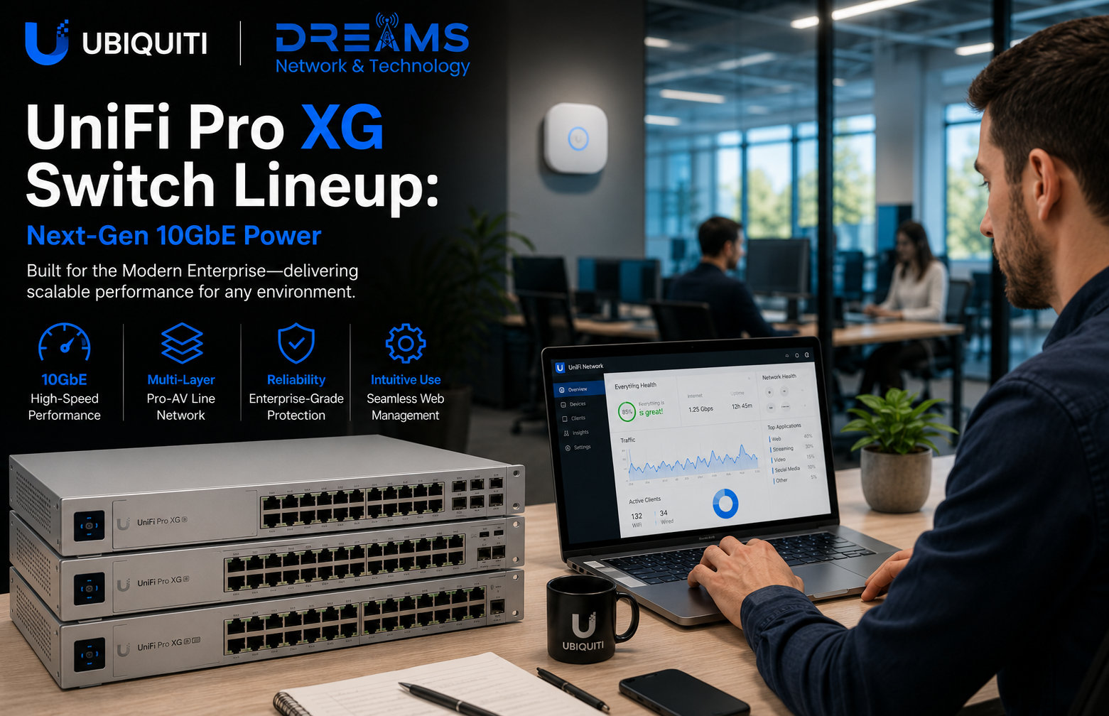 Ubiquiti UniFi Pro XG Switch Lineup: Next-Gen 10GbE Power