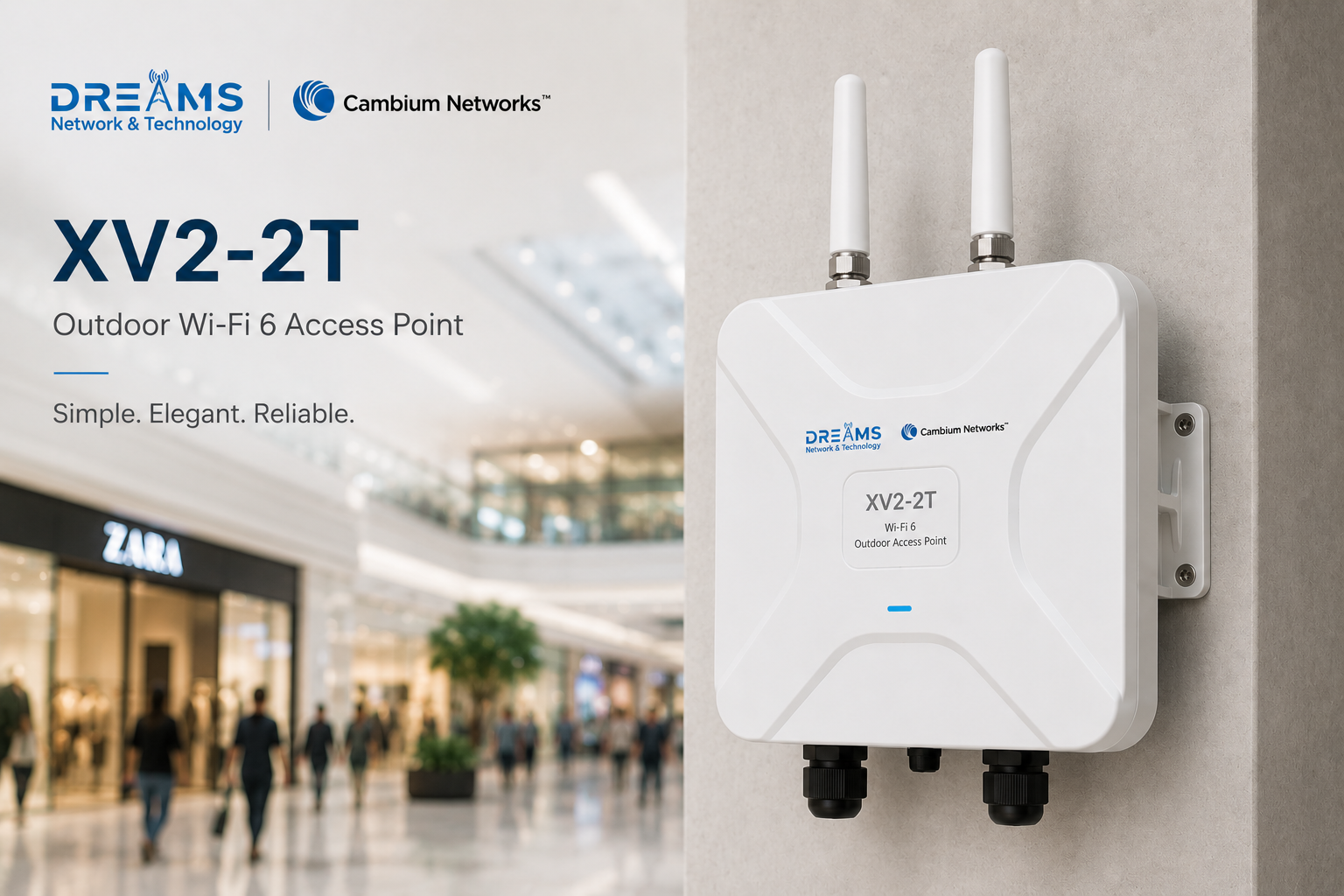 XV2-2T Outdoor Wi-Fi 6 Access Point | Dreams Network & Technology